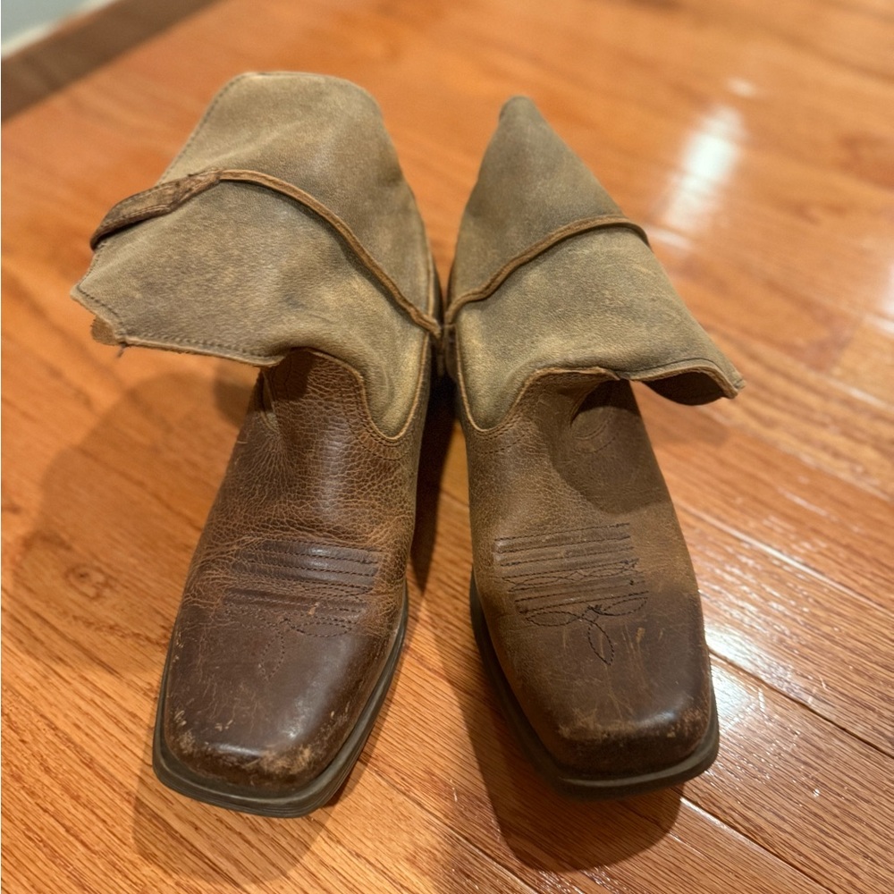 Ariat Brown Leather Ankle Boots